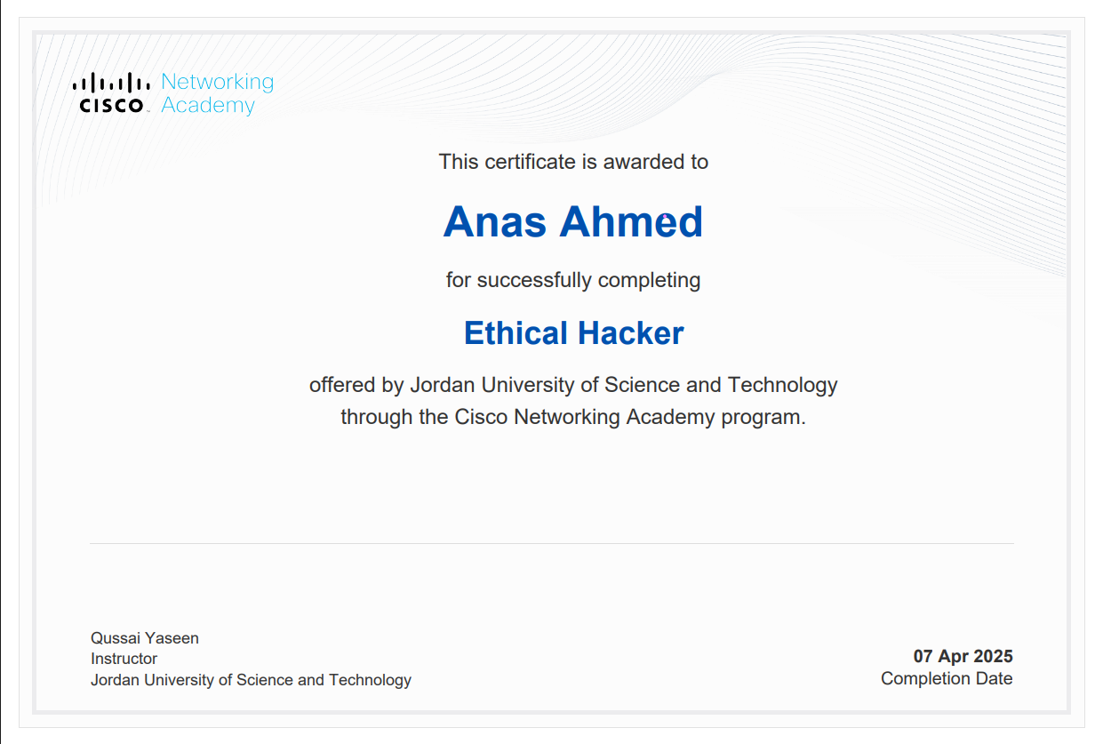 Cisco Ethical Hacker